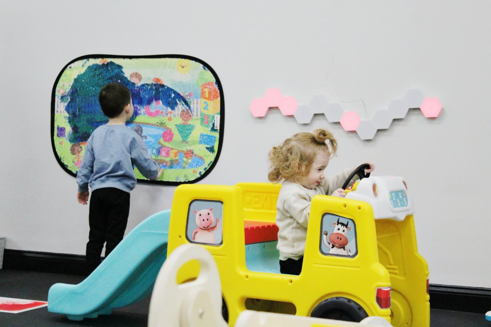 Sensory play equipment at JJ's Party and Play Club